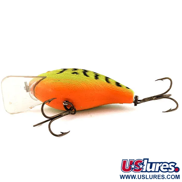 Vintage Rebel Mini R, 3/5oz Fire Tiger fishing lure #12868