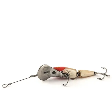 Vintage Suick Cisco Kid Jointed, 3/16oz White / Red / Gold fishing lure #12874