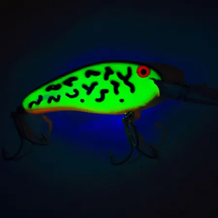 Vintage Bomber Fat Free Shad UV, 1/3oz Fire Tiger fishing lure #12876