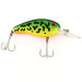 Vintage   Bomber Fat Free Shad UV, 1/3oz Fire Tiger fishing lure #12876