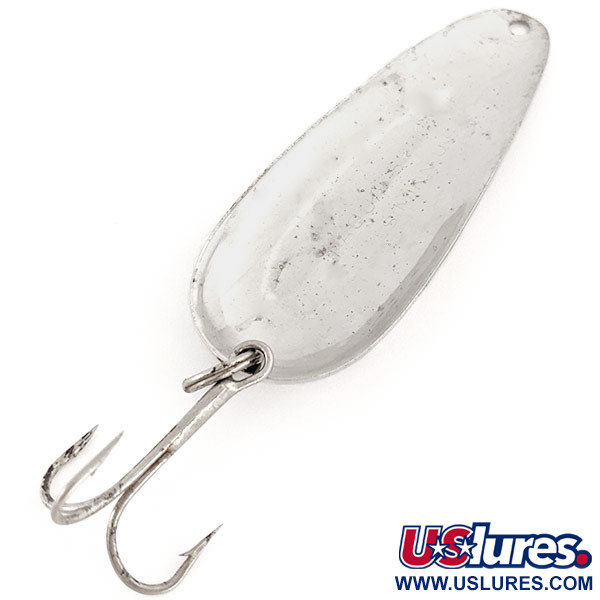 Vintage  Nebco Aqua Spoon, 3/5oz Nickel fishing spoon #12878
