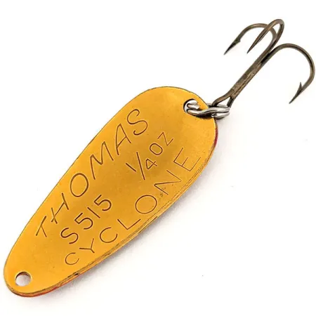 Vintage Thomas Cyclone, 1/4oz fishing spoon #12881