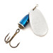 Vintage   Blue Fox Super Vibrax 5, 1/2oz Silver / Blue spinning lure #12887