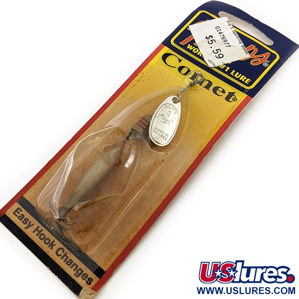   Mepps Comet Mino 1, 3/16oz Silver spinning lure #12893