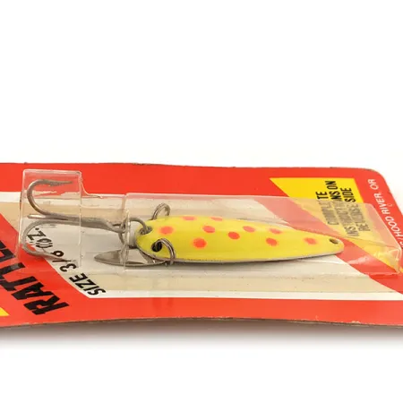 Vintage Luhr Jensen Luhe Jensen Rattlesnake (with sonic blades), 2/5oz fishing spoon #12900