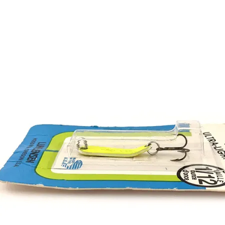 Luhr Jensen Hus-lure UV, 1/16oz Chartreuse fishing spoon #12901