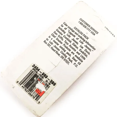 Luhr Jensen Bear valley Dressed, 1/2oz Brass / Silver spinning lure #12904