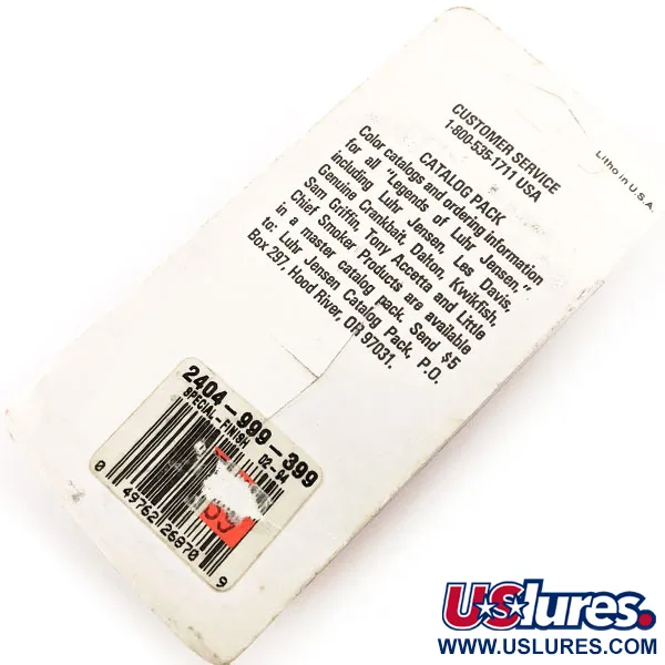   Luhr Jensen Bear valley Dressed, 1/2oz Brass / Silver spinning lure #12904