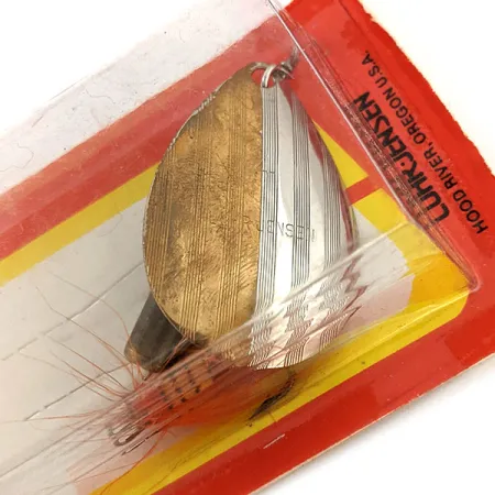 Luhr Jensen Bear valley Dressed, 1/2oz Brass / Silver spinning lure #12904