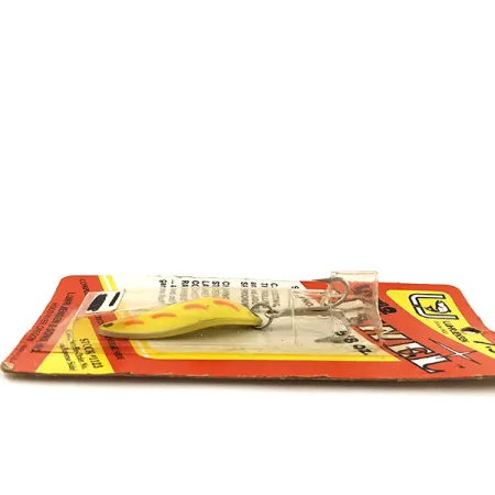 Luhr Jensen Little Jewel, 2/3oz Yellow / Red fishing spoon #12908