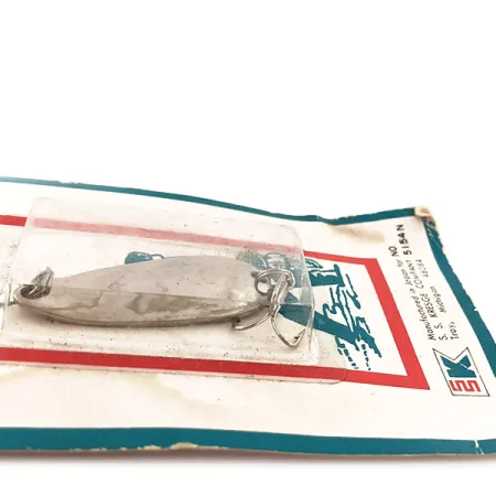 Kmart Kresge #5154N, 1/8oz Nickel fishing spoon #12909