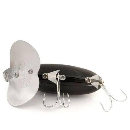 Fred Arbogast Jitterbug, 1/3oz Black fishing lure #15807
