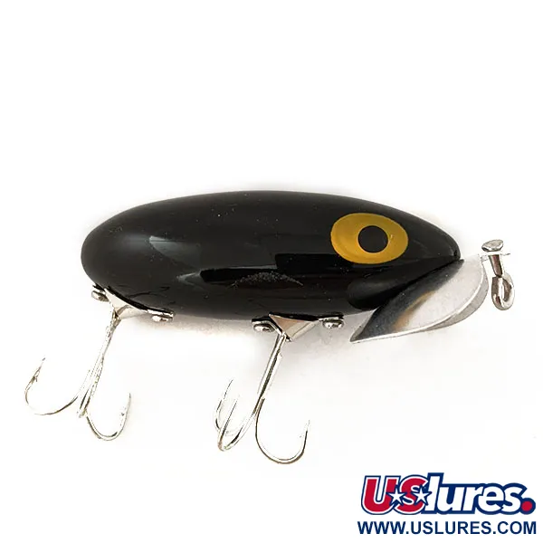   Fred Arbogast Jitterbug, 1/3oz Black fishing lure #12915