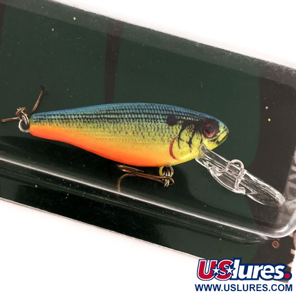   Cotton Cordell C.C. Shad, 1/8oz Green / Blue / Red / Yellow fishing lure #13384