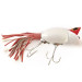  Fred Arbogast Hula Popper, 1/2oz Red / White fishing lure #12926