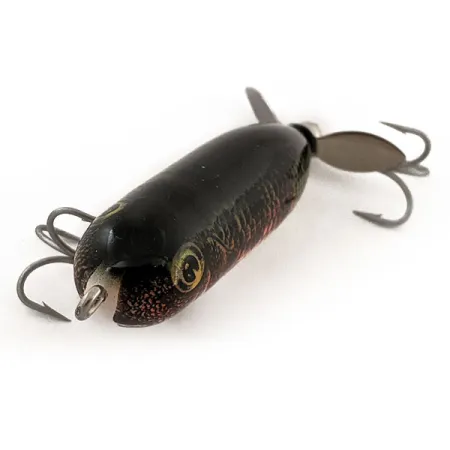 Vintage Heddon Baby Torpedo, 1/4oz Rainbow Bass fishing lure #15685