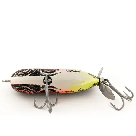 Vintage Heddon Baby Torpedo, 1/4oz Rainbow Bass fishing lure #15685