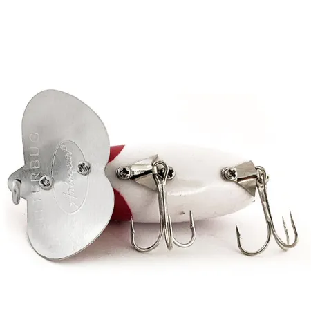 Fred Arbogast Jitterbug , 1/3oz Red / White fishing lure #12931