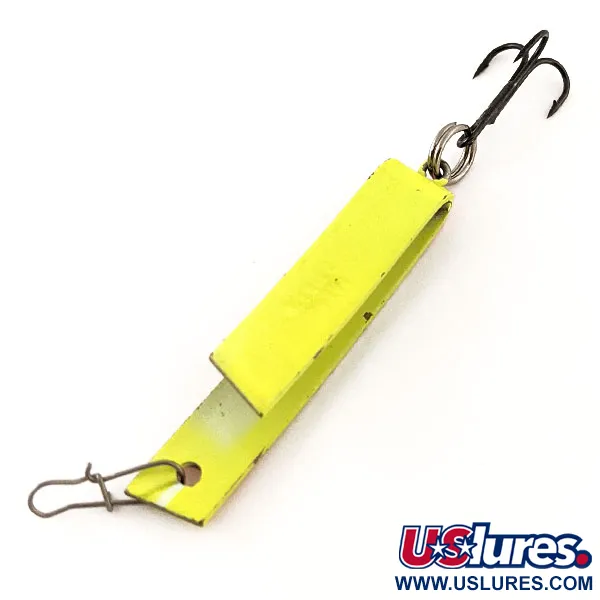 Vintage  South Bend Super-Duper 503 UV, 1/8oz Red / Yellow fishing spoon #12941