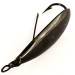 Vintage   Weedless Johnson Silver MinnowWeedless Johnson Silver Minnow, 2/5oz Black fishing spoon #12968