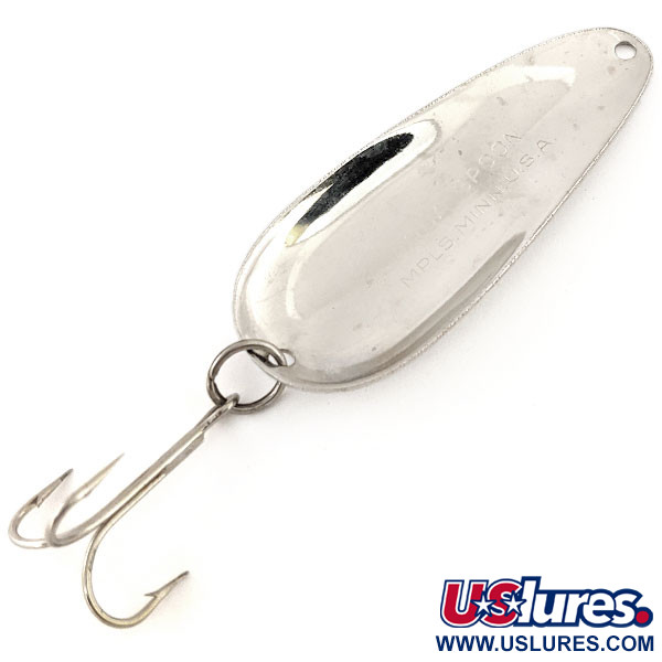 Vintage  Nebco Aqua Spoon, 1/2oz Nickel fishing spoon #12969