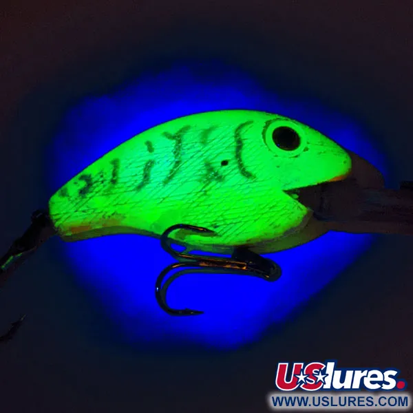 Vintage Rebel Deep Wee R, 3/8oz Fire Tiger fishing lure #12985