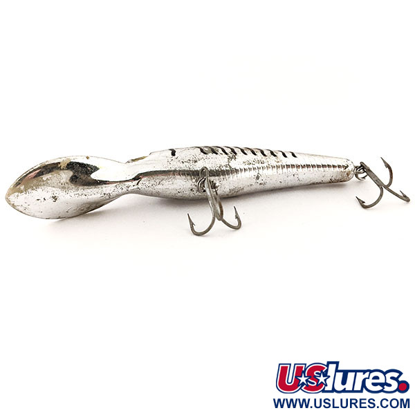 Vintage   The Producers Lightning minnow #2, 1/4oz 960 Silver fishing lure #12987