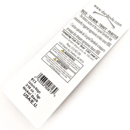 Eppinger Dardevle Midget, 3/16oz Frog fishing spoon #24408