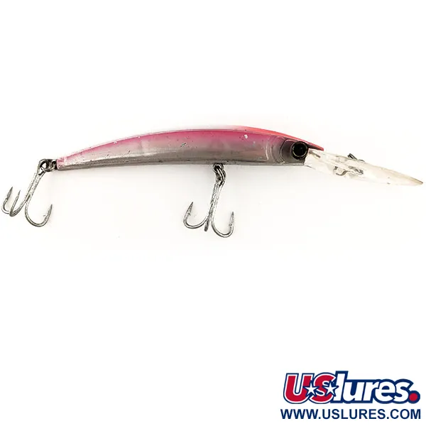 Vintage FishHouse USA ​FishHouse Crystal Minnow Deep Diver, 1oz Pink Crystal fishing lure #12998