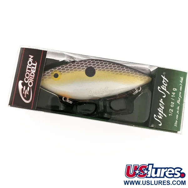   Cotton Cordell Super Spot, 1/2oz Foxy Shad fishing lure #13006