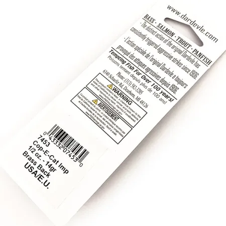 Eppinger Dardevle Cop-E-Cat 7400, 1/2oz Black Diamonds fishing spoon #17423