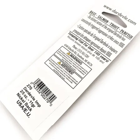 Eppinger Dardevle Imp UV, 2/5oz Electric Lime fishing spoon #23009