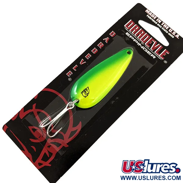  Eppinger Dardevle  Imp UV, 2/5oz Electric Lime fishing spoon #17704