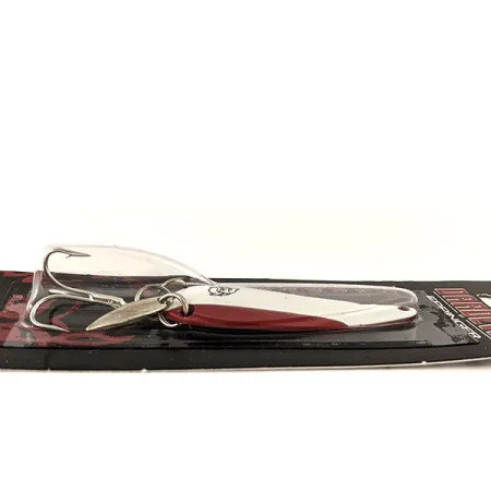 Eppinger Dardevle Imp Klicker (with sonic blades), 2/5oz Red / White / Nickel fishing spoon #13016