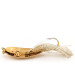 Vintage   Nemire Lures Red Ripper with rattle, 2/5oz Gold fishing spoon #13017