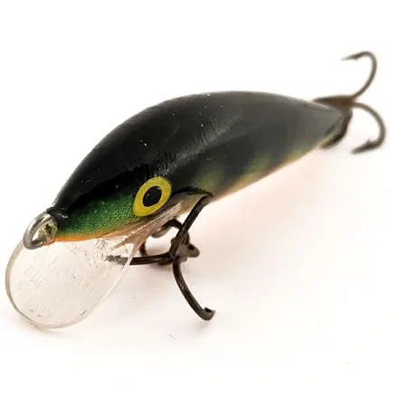 Vintage Rapala Original Floater F5, 3/32oz Fire Tiger fishing lure #13031