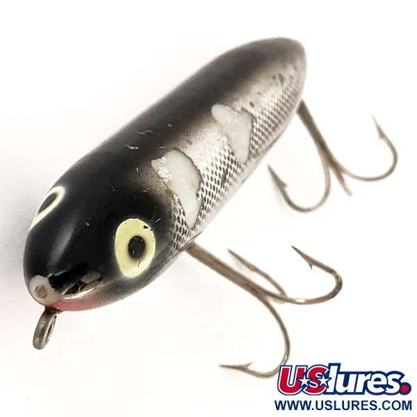 Vintage   Heddon Zara Spook , 3/5oz Silver fishing lure #13037