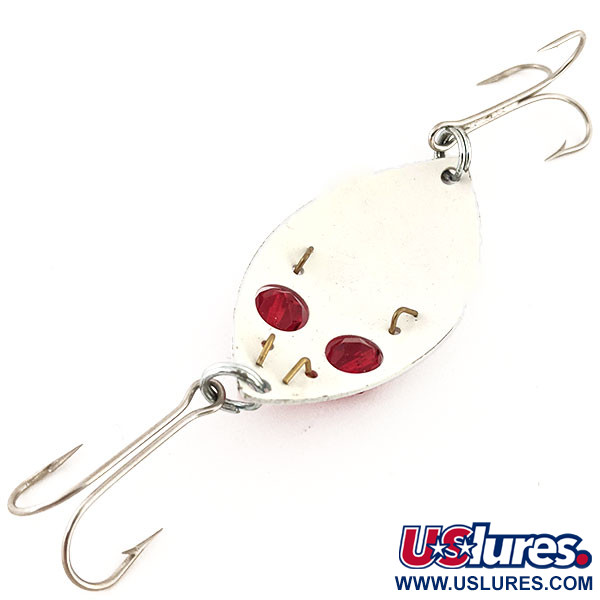 Vintage  Eppinger Red Eye Junior, 1/2oz White / Red fishing spoon #13040