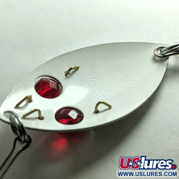 Vintage  Eppinger Red Eye Junior, 1/2oz White / Red fishing spoon #13040