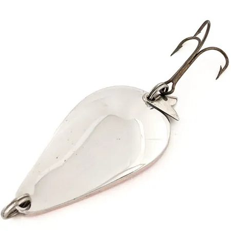 Vintage Acme K.O. Wobbler , 3/4oz Orange / Nickel fishing spoon #13042