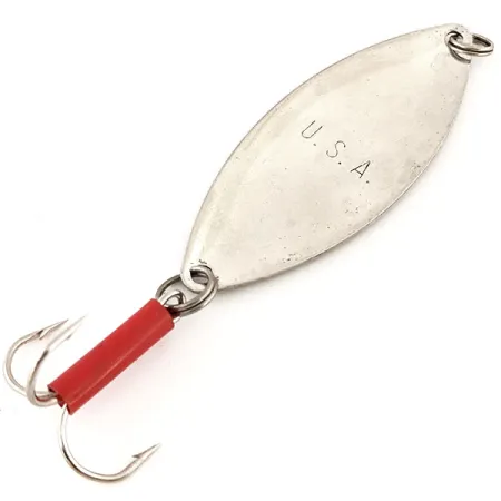Vintage Mepps Spoon 3 Striper Killer, 1/2oz Nickel / Red fishing spoon #13043