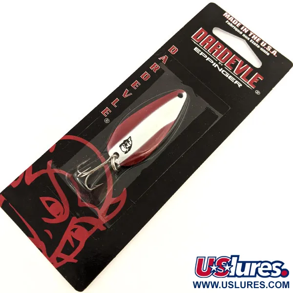  Eppinger Dardevle Spinnie, 1/3oz Red / Nickel fishing spoon #16382