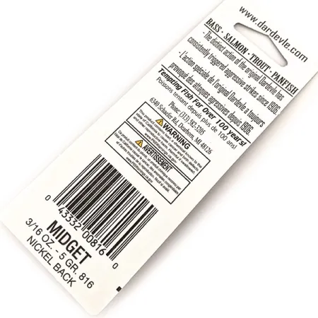 Eppinger Dardevle Midget, 3/16oz Red Devle fishing spoon #17737