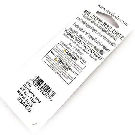 Eppinger Dardevle Imp, 2/5oz Frog fishing spoon #22057