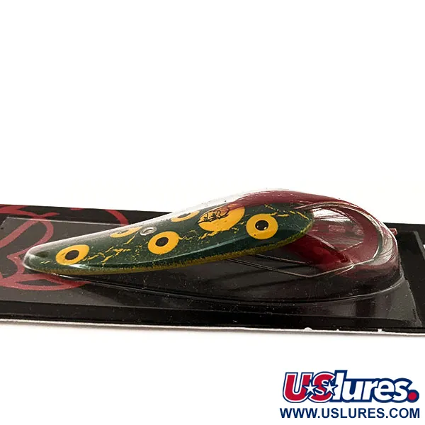  Eppinger Weedless Dardevle Imp, 2/5oz Frog / Nickel fishing spoon #15138