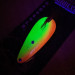  Eppinger Dardevle Imp Feathered, 2/5oz orange UV glows fishing spoon #20304