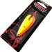  Eppinger Dardevle Imp Feathered, 2/5oz orange UV glows fishing spoon #20304
