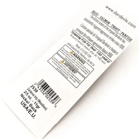 Eppinger Dardevle Imp, 2/5oz 39 Mackerel (N)/Nickel fishing spoon #16688