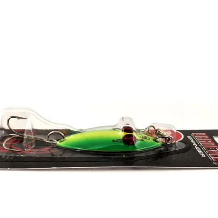 Eppinger Red Eye Wiggler UV, 1/4oz 70 Electric Lime (N)/никель fishing spoon #17531