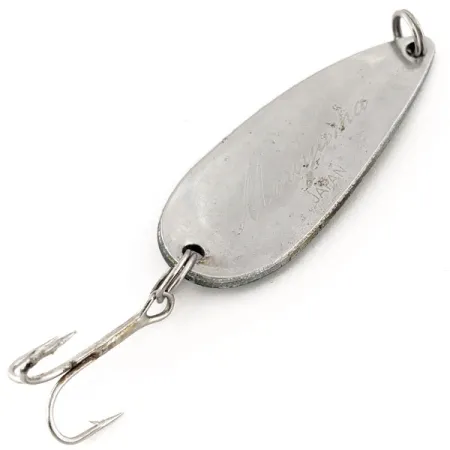 Vintage Moriyama, 2/5oz Frog / Nickel fishing spoon #13117